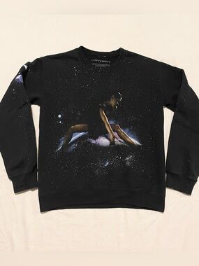 Ariana Grande God Is A Woman Galaxy Crewneck Sweatshirt Size Small